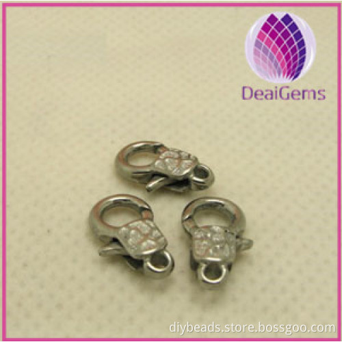 China DIY Jewelry Findings Lobster Claw Clasp Silver-finished